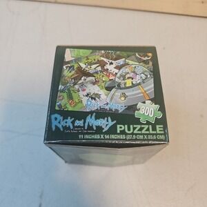 Rick and Morty Adult Swim 300 Piece Jigsaw Puzzle Loot Crate Exclusive - NEW -